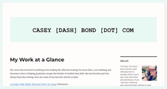 Desktop Screenshot of casey-bond.com