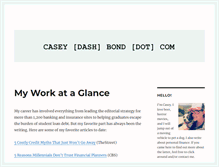 Tablet Screenshot of casey-bond.com